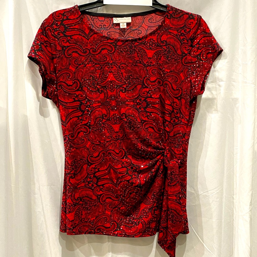 Dress Barn short sleeve blouse